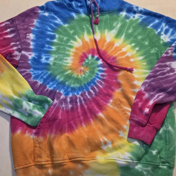 Multicolor Tie-Dye Hoodie - Picture 4 of 7